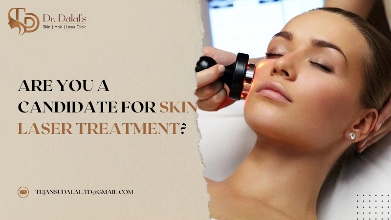 Dermatologist consulting a patient about laser treatment candidacy