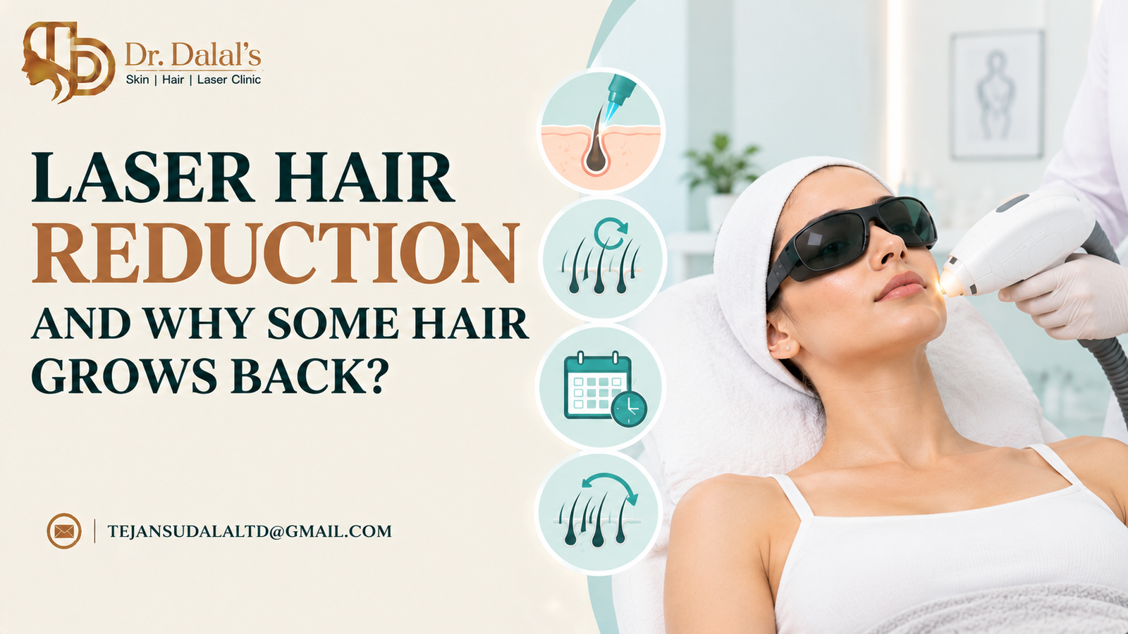 Woman checking smooth underarm skin after laser hair reduction sessions