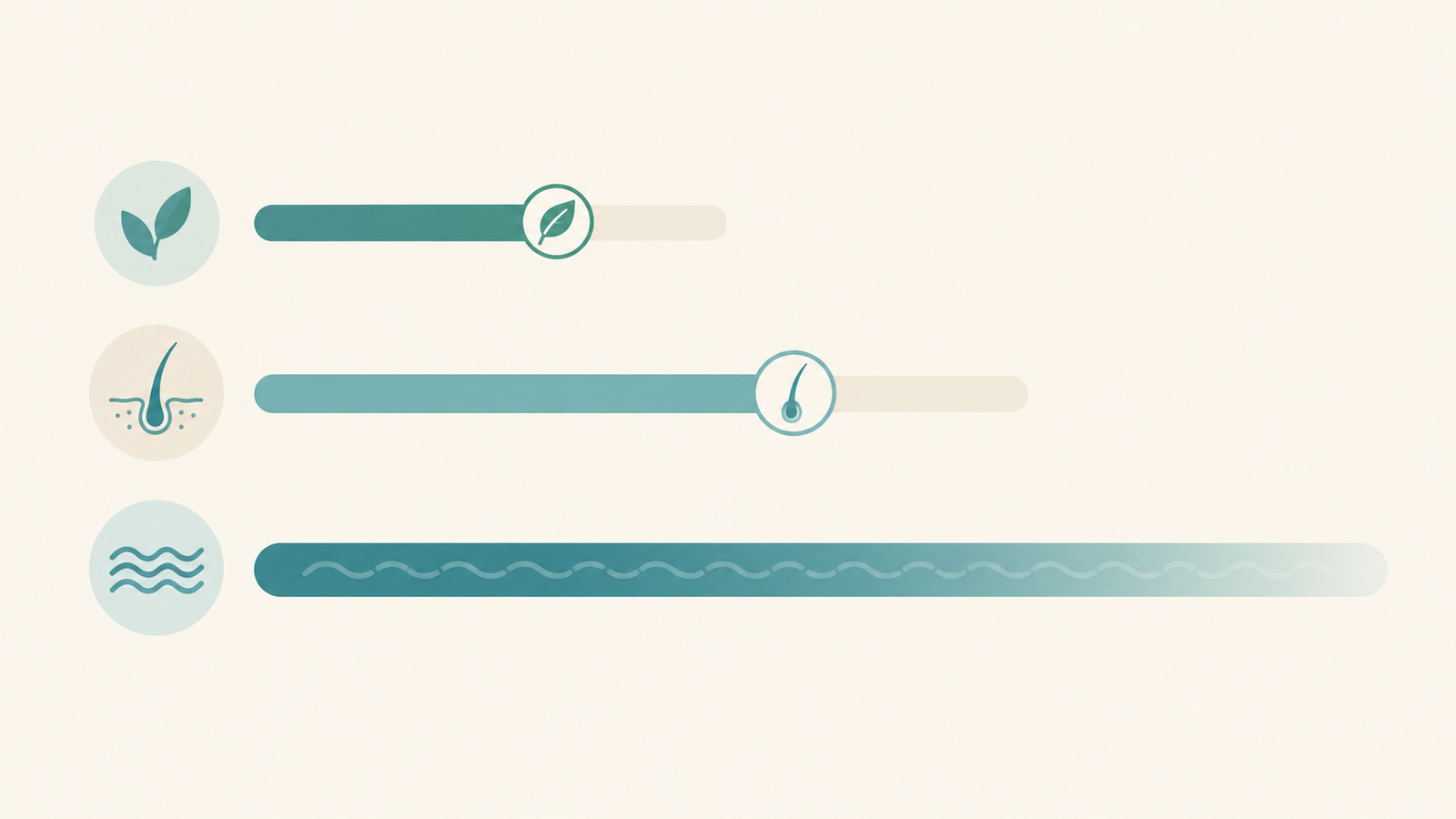 Illustration comparing how long different types of lichen planus usually last