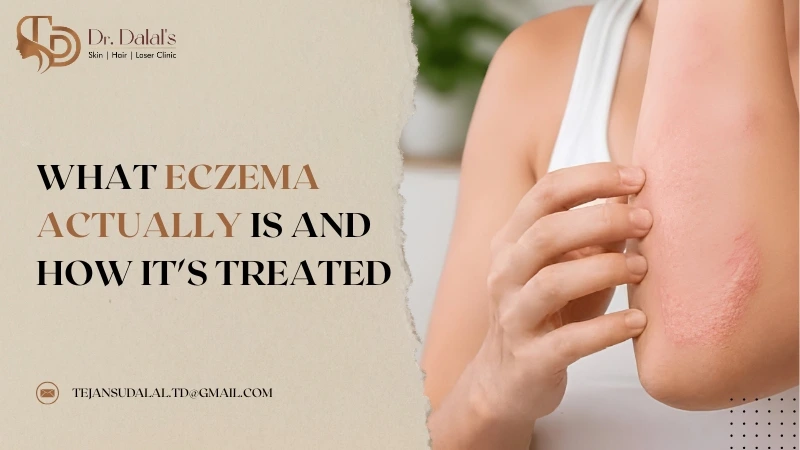 Illustration representing the different underlying types of eczema